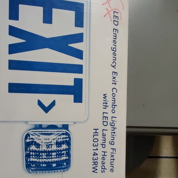 Howard emergency exit light fixture - Picture 2 of 3